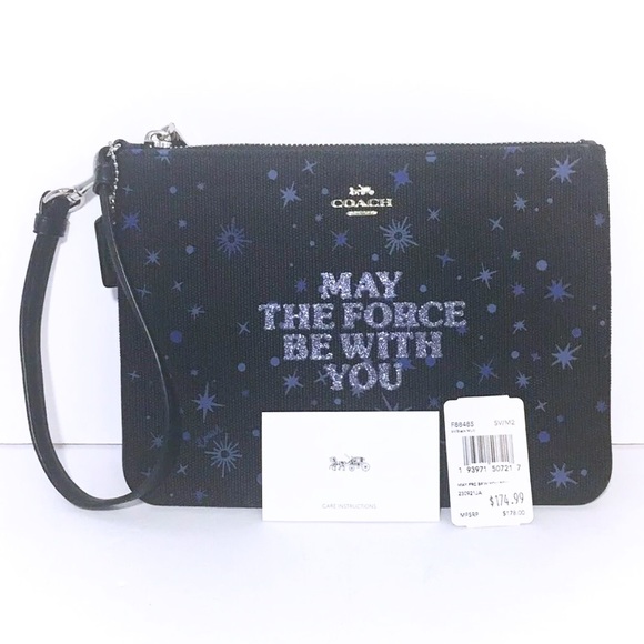 Coach Star Wars Large Wristlet Bag Pouch NWT - Picture 8 of 8